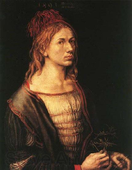 Albrecht Durer Self-portrait at 22 France oil painting art